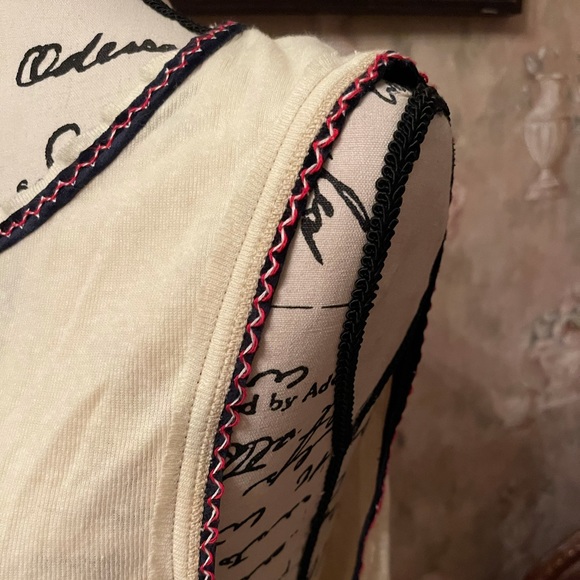 FREE PEOPLE RINGER MUSCLE EMBROIDERED TEE NWT - Picture 4 of 7